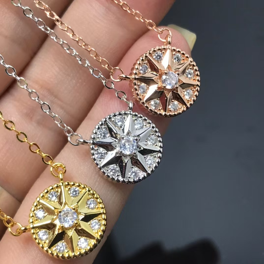 Buy replica Dior Rose Des Vents Necklace and replica jewelry from PICKS Jewelry