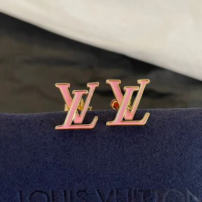Buy replica Louis Vuitton Pink LV Letter Earrings and replica jewelry from PICKS Jewelry