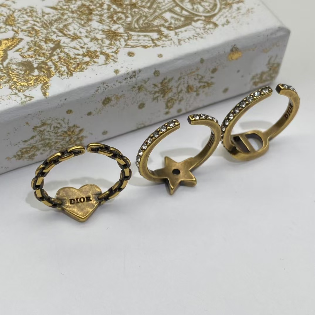 Buy replica Dior Stacked Rings - 3 Pieces and replica jewelry from PICKS Jewelry
