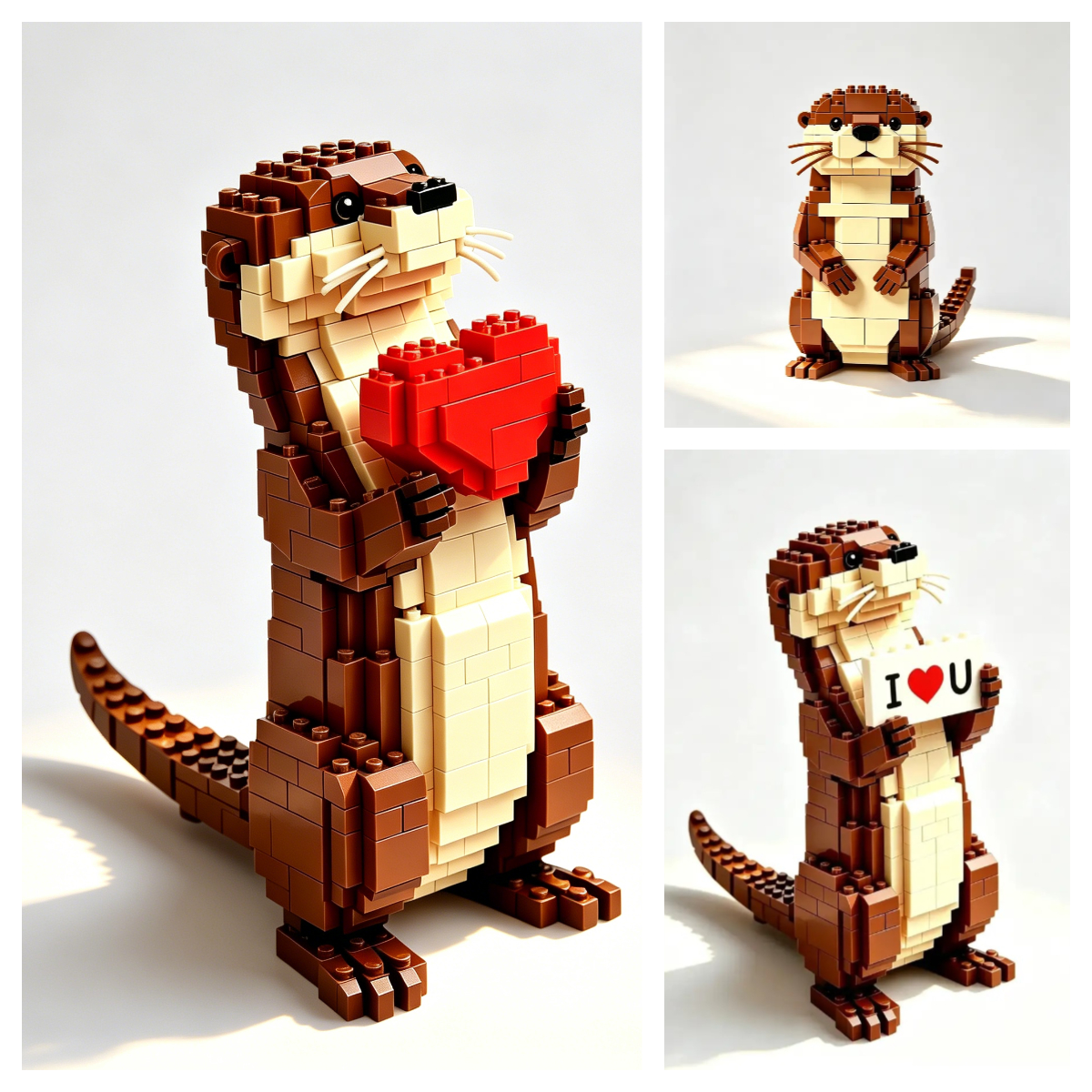 Otter Love Collection — 3 Heartwarming Building Sets