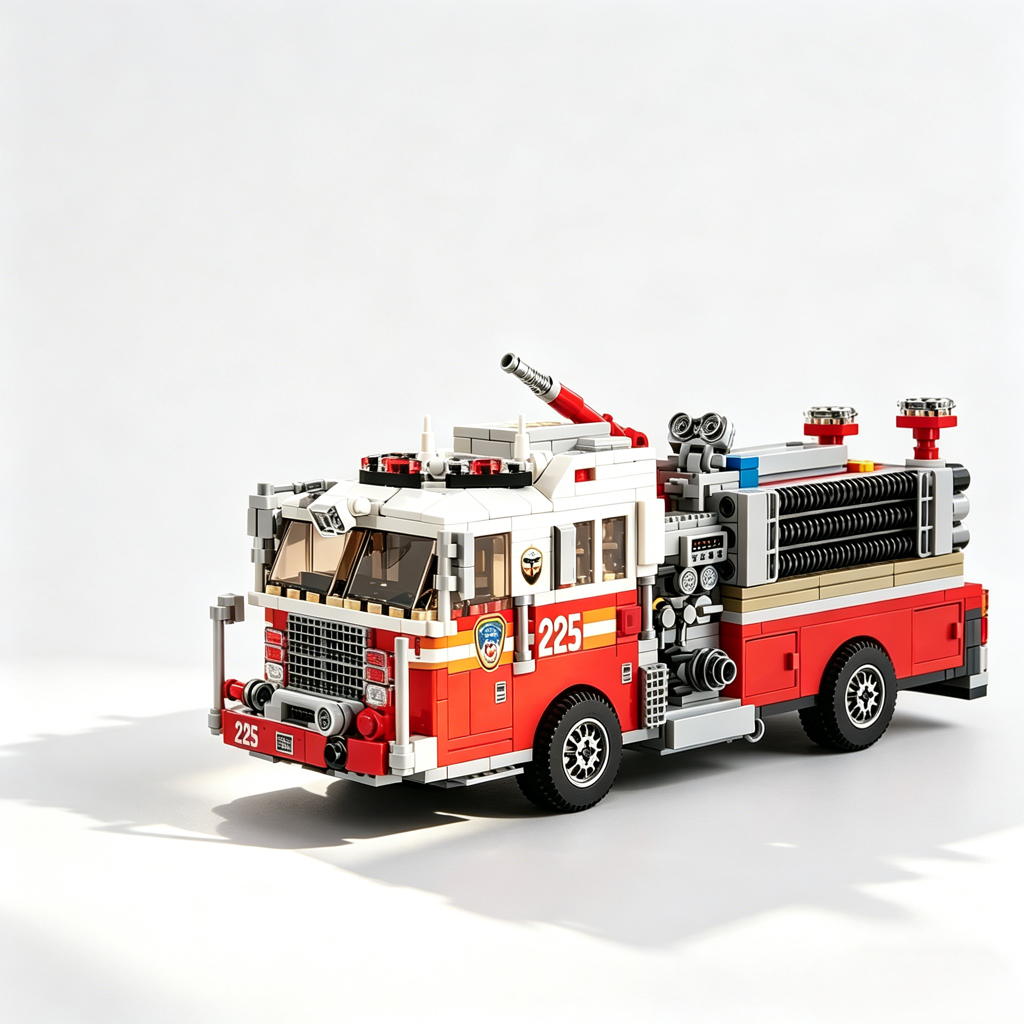 Heroic Fire Rescue Truck Building Set 