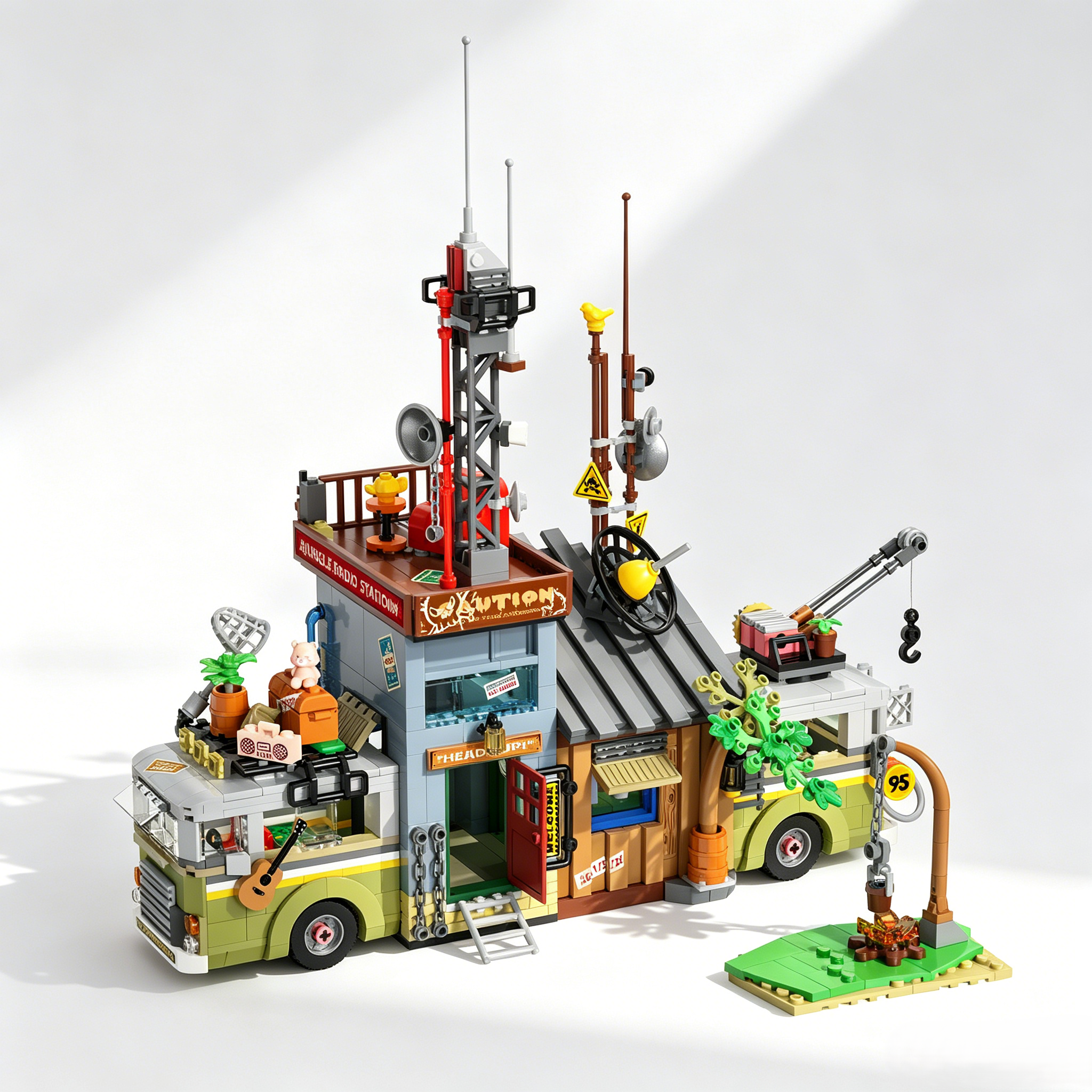 Camping Caravan Building Set