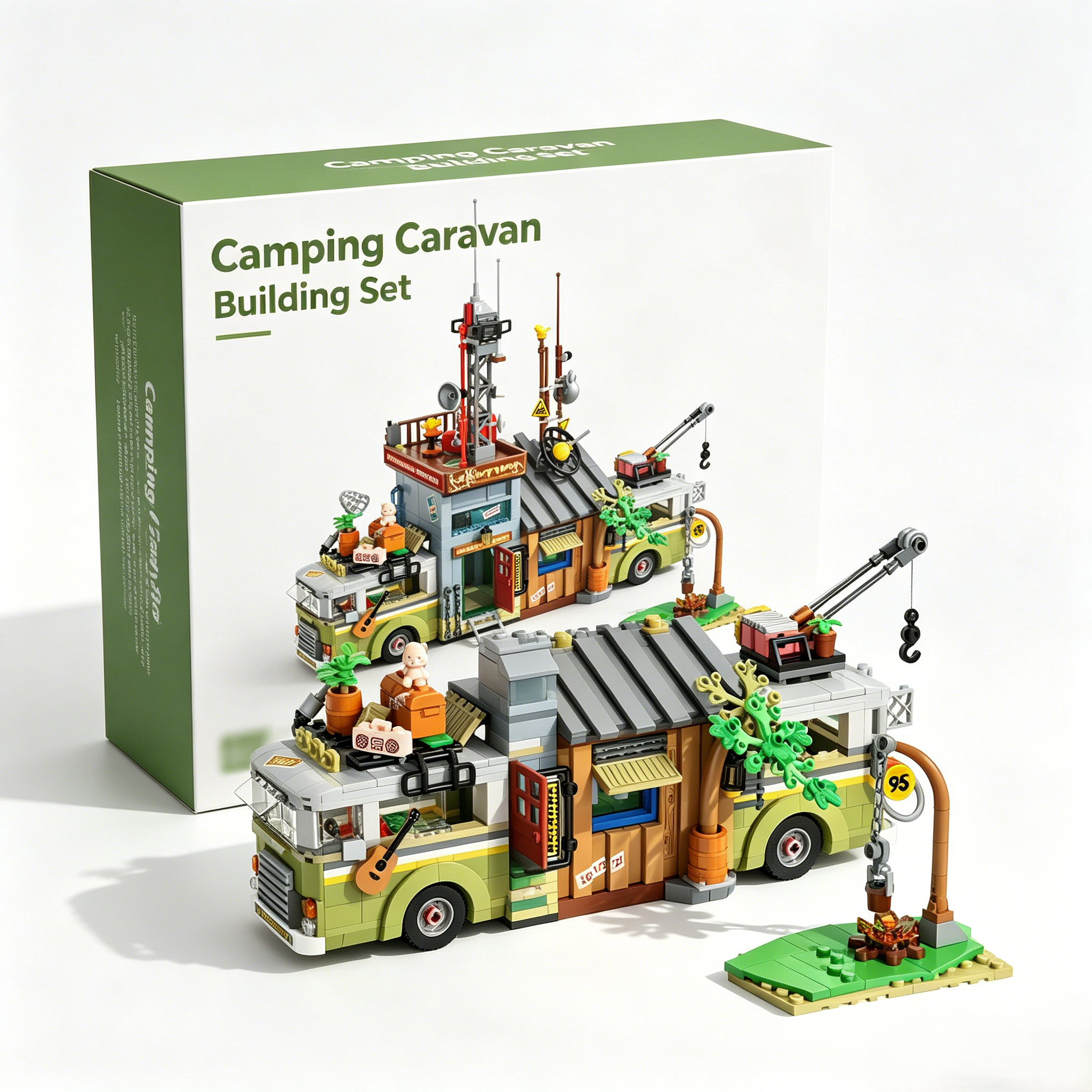 Camping Caravan Building Set