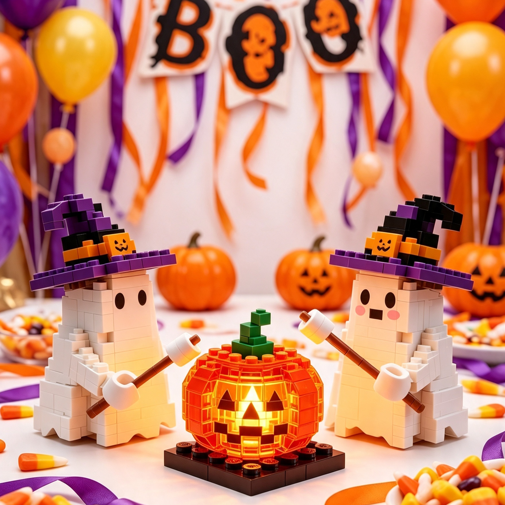 2026 Limited Edition-- Halloween Ghost Brick Set