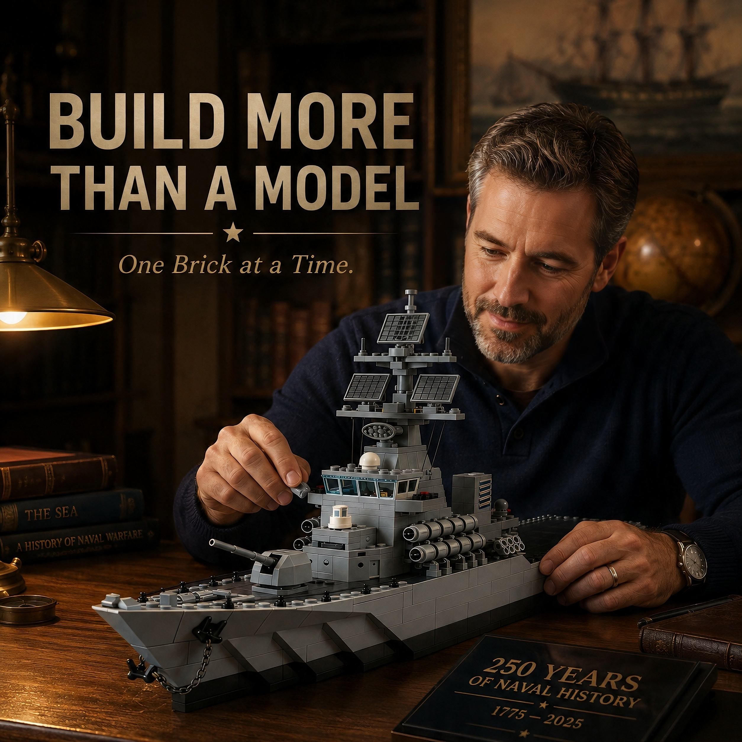 250 Years at Sea — 1775–2025 Commemorative Warship Building Set  HERO