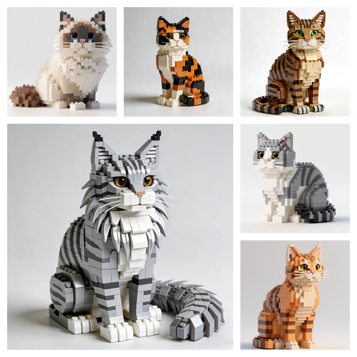 Kitty Guardian Brick Set