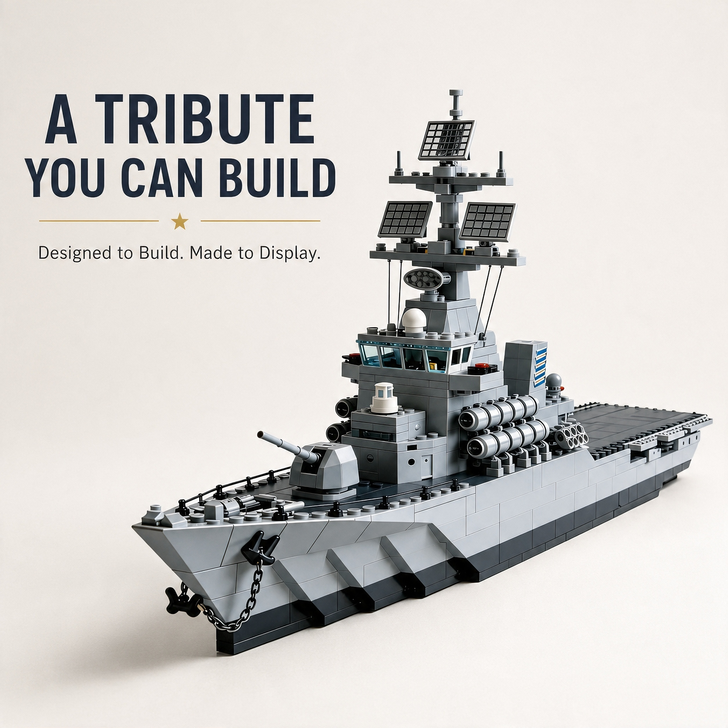250 Years at Sea — 1775–2025 Commemorative Warship Building Set  HERO