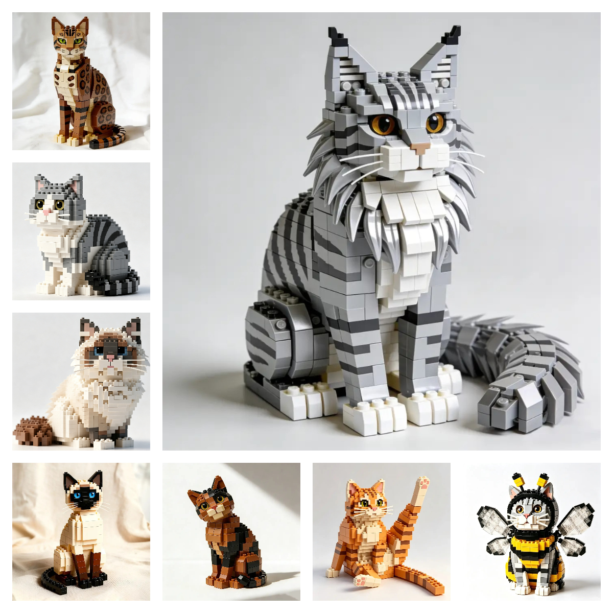 The Gentle Guardians – Cat Building Kit Collection 