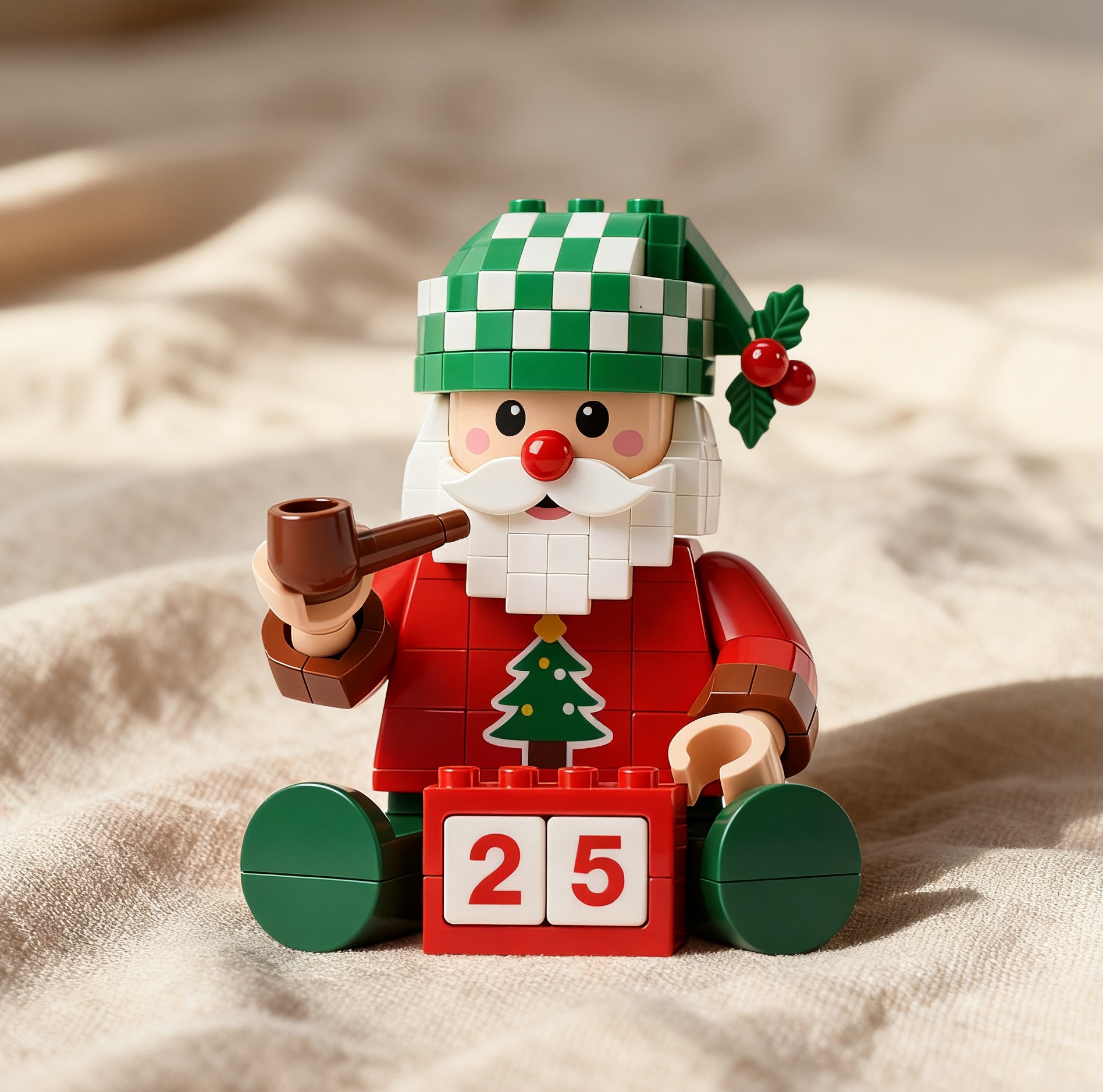 2025 Limited Edition-- Cute Christmas Duo Brick Set