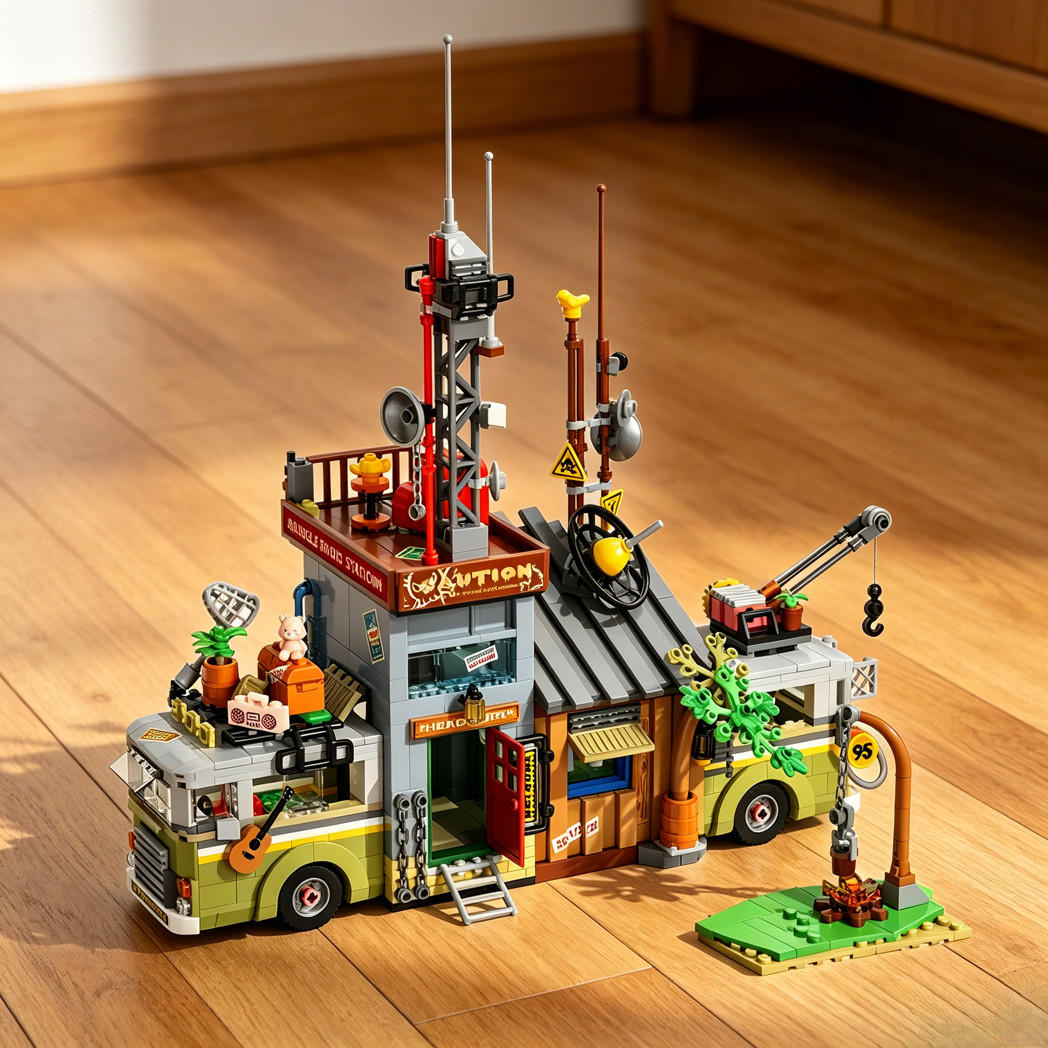 Camping Caravan Building Set