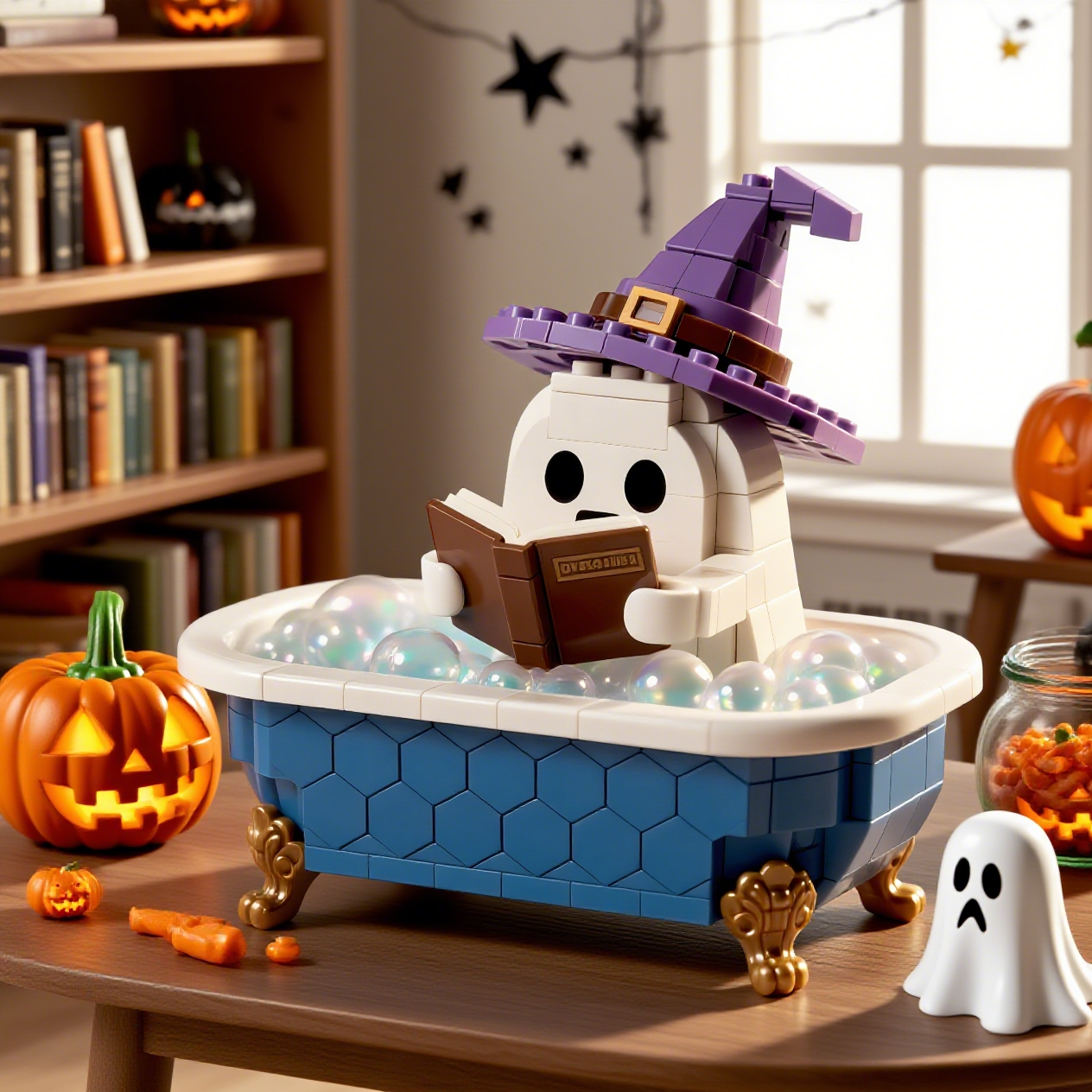 2026 Halloween Limited --Witchy Ghost Bubble Bath Brick Set