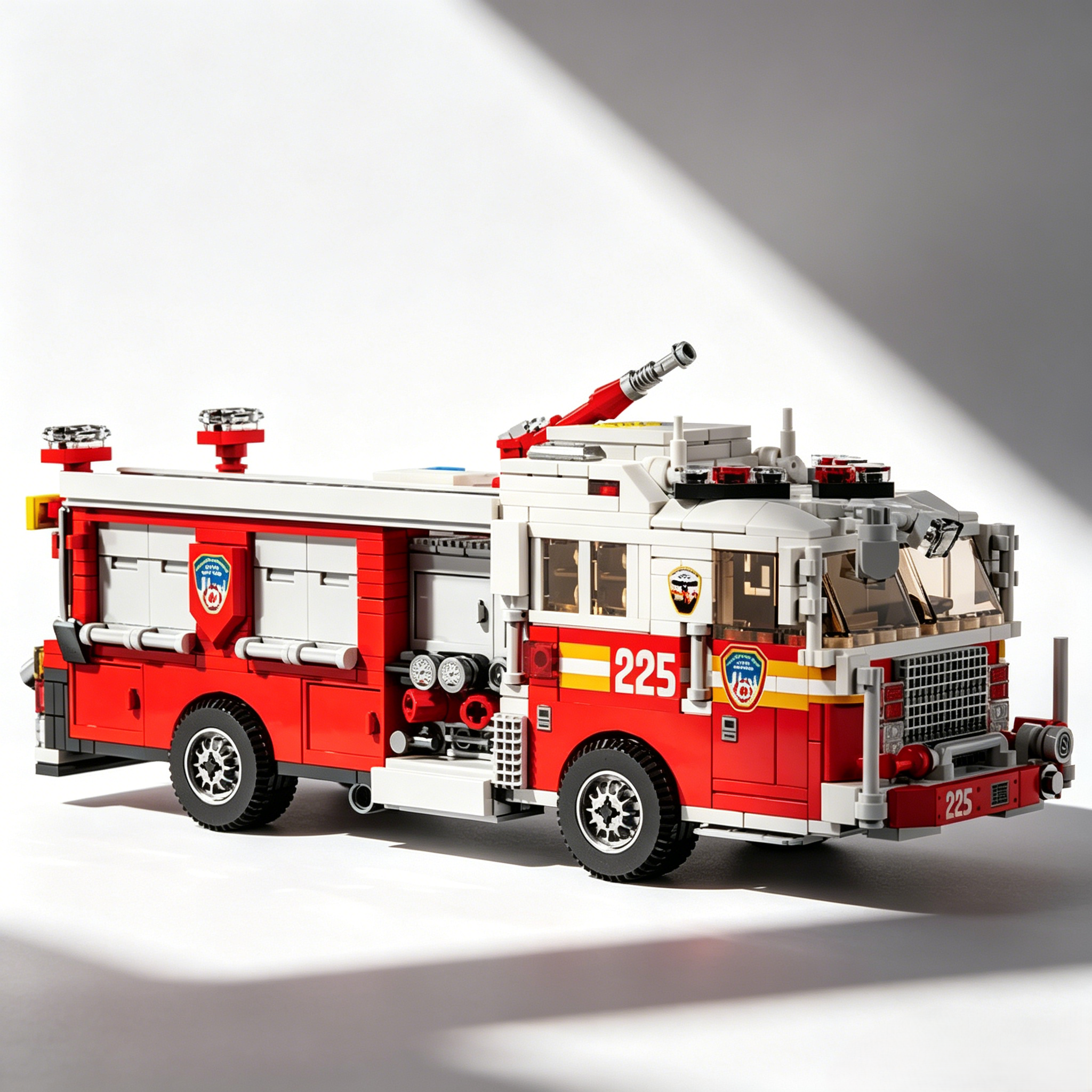 Heroic Fire Rescue Truck Building Set 