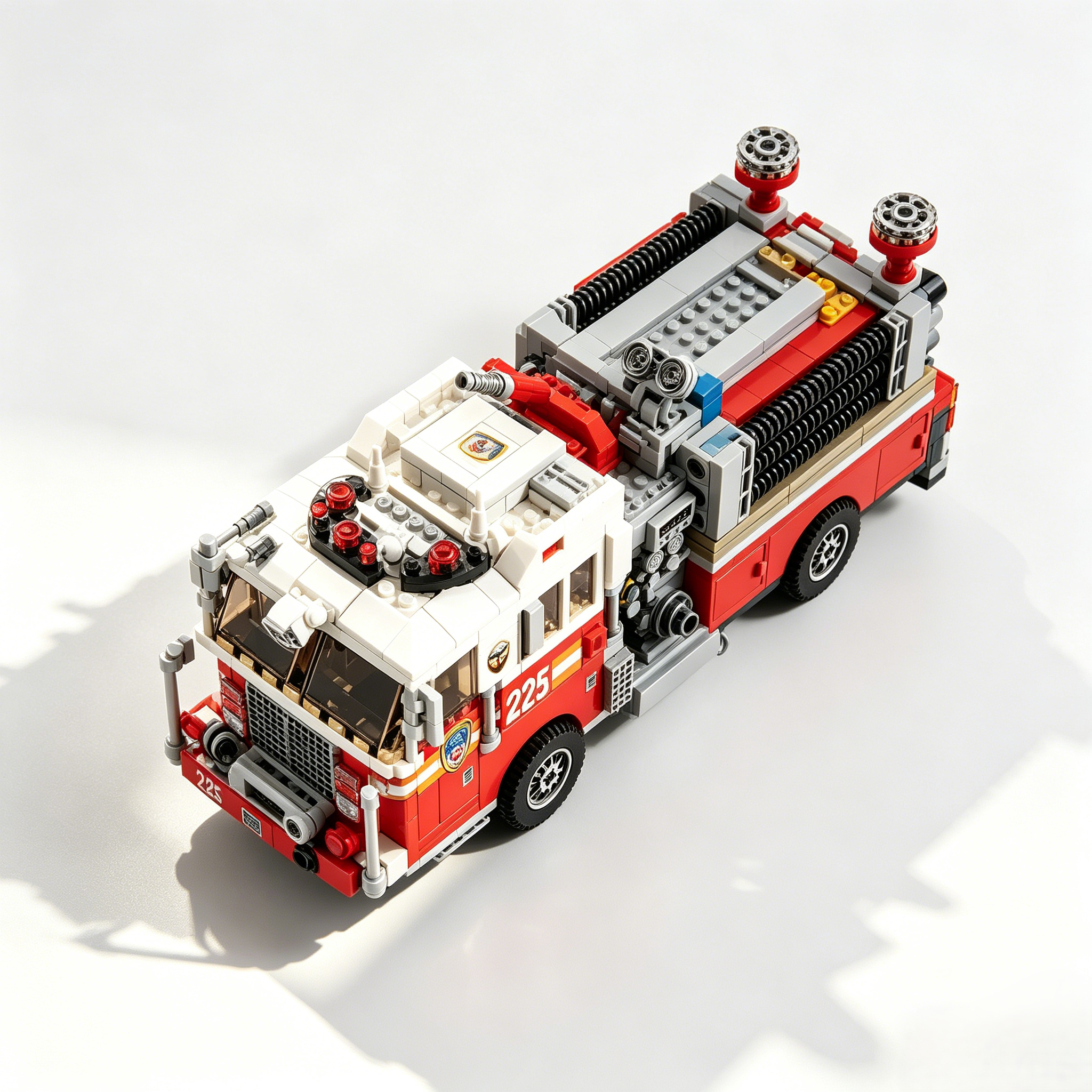Heroic Fire Rescue Truck Building Set 