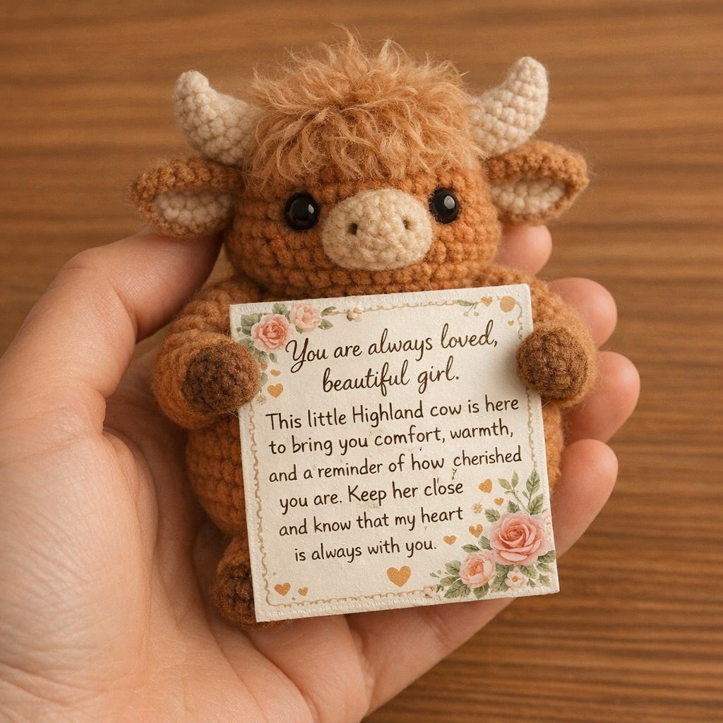 🔥LAST DAY 50% OFF - 🐮 Emotional Support Highland Cow(𝐋𝐮𝐜𝐚𝐬 𝐇𝐚𝐥𝐞 𝐇𝐚𝐧𝐝𝐦𝐚𝐝𝐞®)