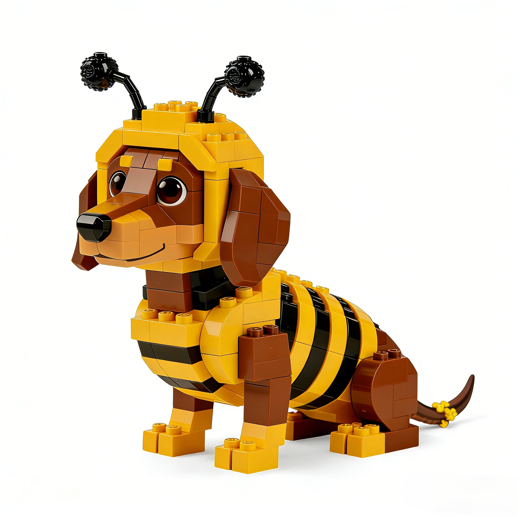 Bee Dachshund Building Block set