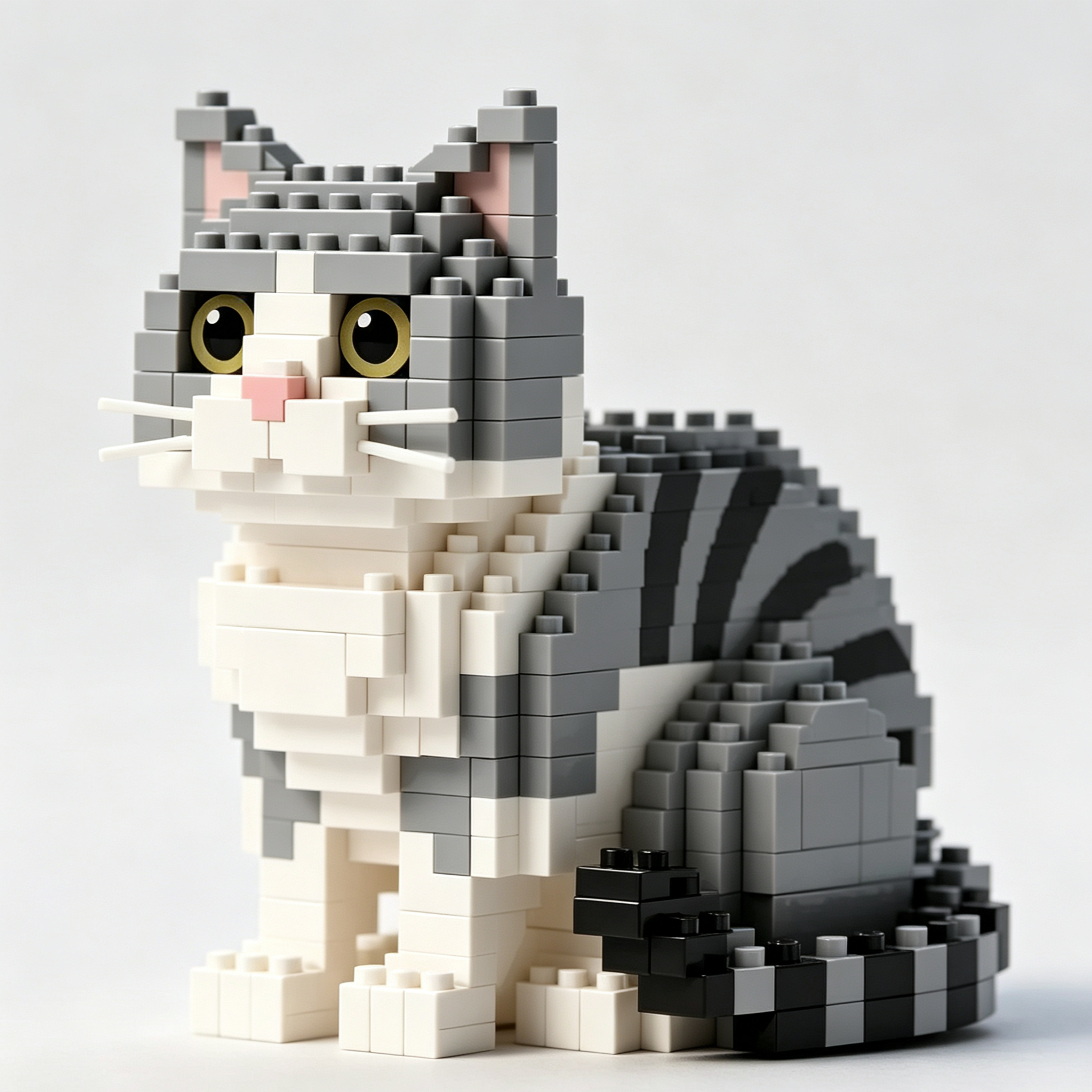 The Gentle Guardians – Four Cat Building Kit Collection 🐱🧱