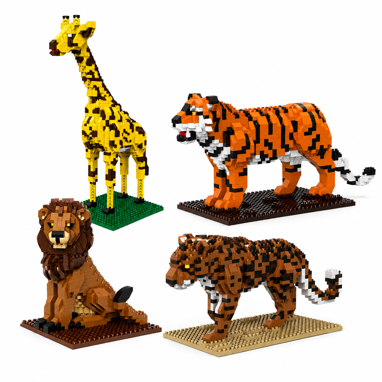 Wild Animal Brick Collection