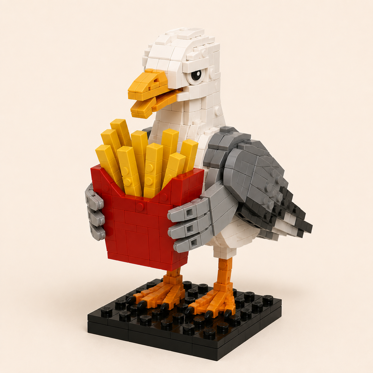 🍟 French Fry Seagull Building Set