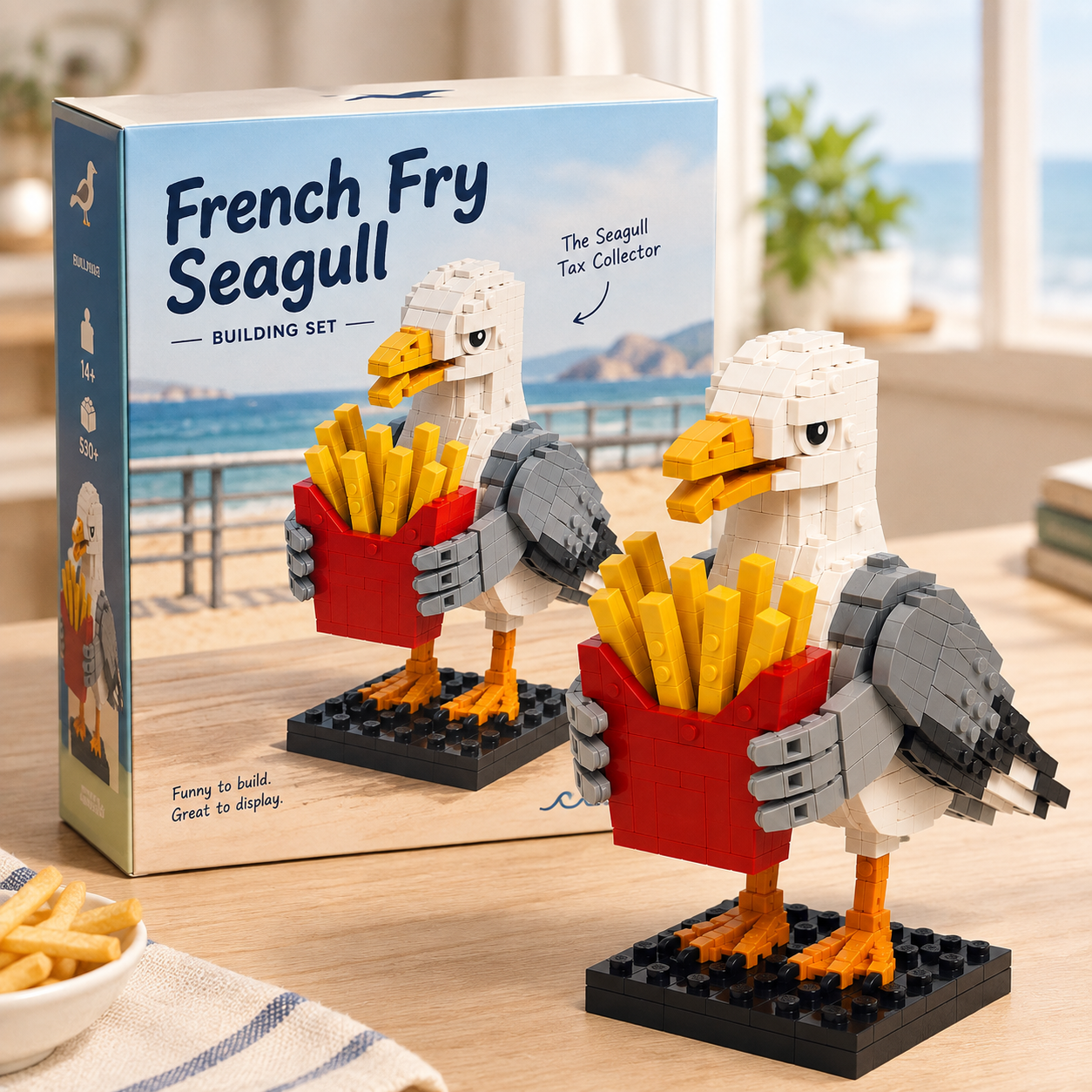 🍟 French Fry Seagull Building Set