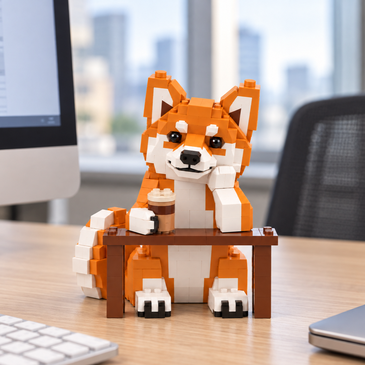 Chill Shiba Building Set ☕🐕