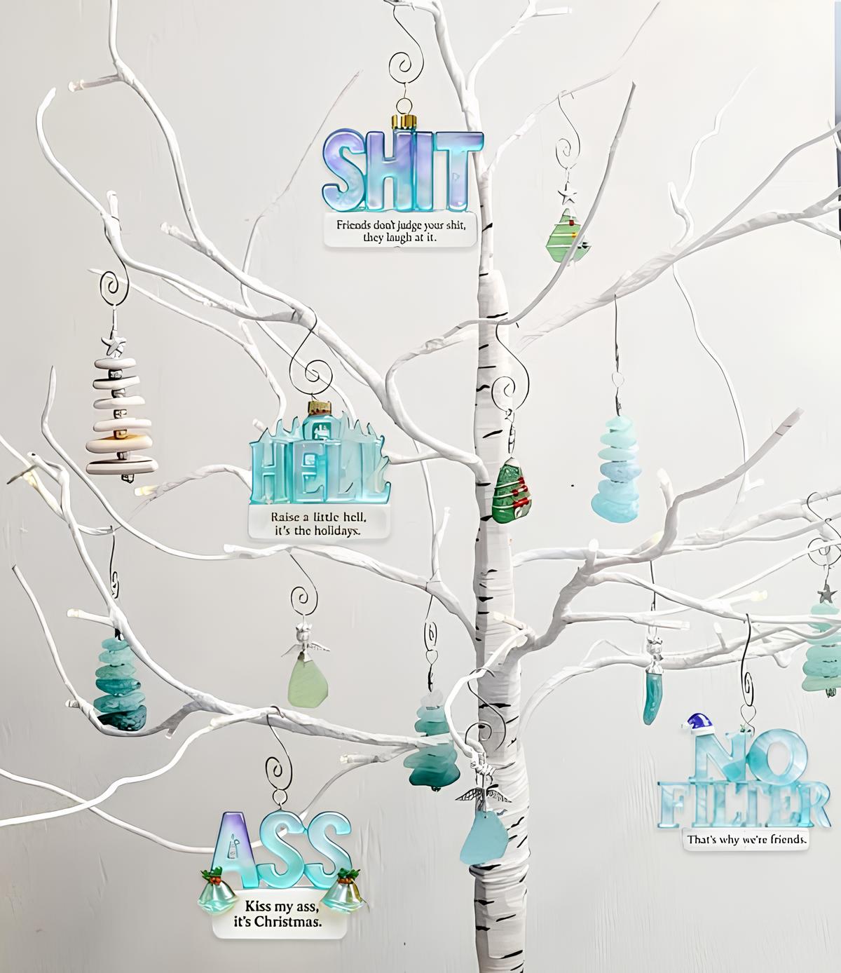 🌊🎄Sea Glass Accents 2025 Adult Humor Advent Calendar💥LIMITED 2025 EDITION(𝐋𝐮𝐜𝐚𝐬 𝐇𝐚𝐥𝐞 𝐇𝐚𝐧𝐝𝐦𝐚𝐝𝐞®)