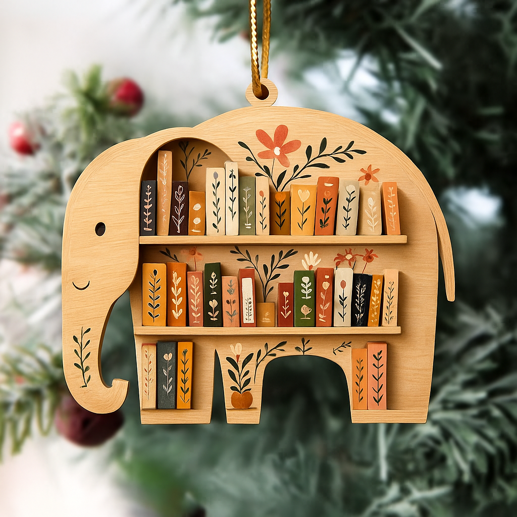 🌲Christmas Gift 50% Off--Owl Bookshelf Ornament(𝐋𝐮𝐜𝐚𝐬 𝐇𝐚𝐥𝐞 𝐇𝐚𝐧𝐝𝐦𝐚𝐝𝐞®)