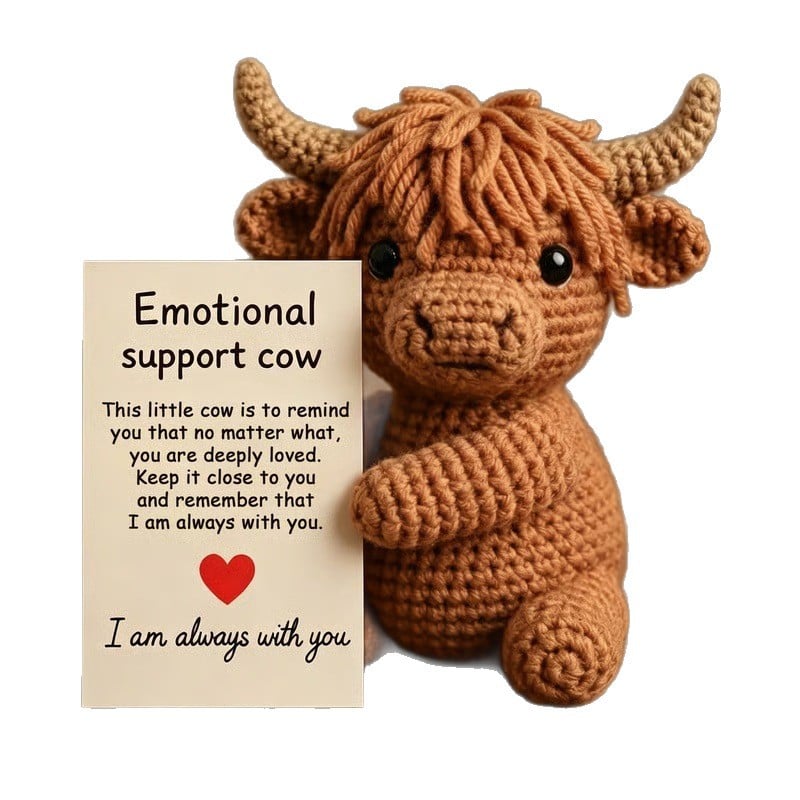 🔥LAST DAY 50% OFF - 🐮 Emotional Support Highland Cow(𝐋𝐮𝐜𝐚𝐬 𝐇𝐚𝐥𝐞 𝐇𝐚𝐧𝐝𝐦𝐚𝐝𝐞®)