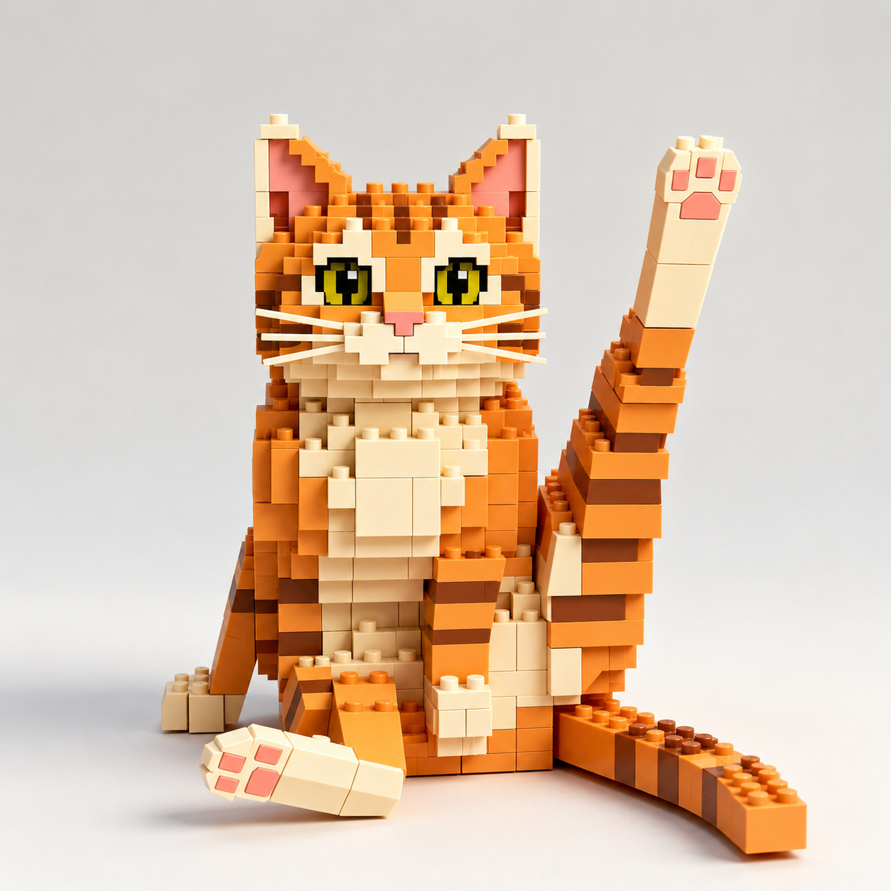 Adorable Cat Pose Brick