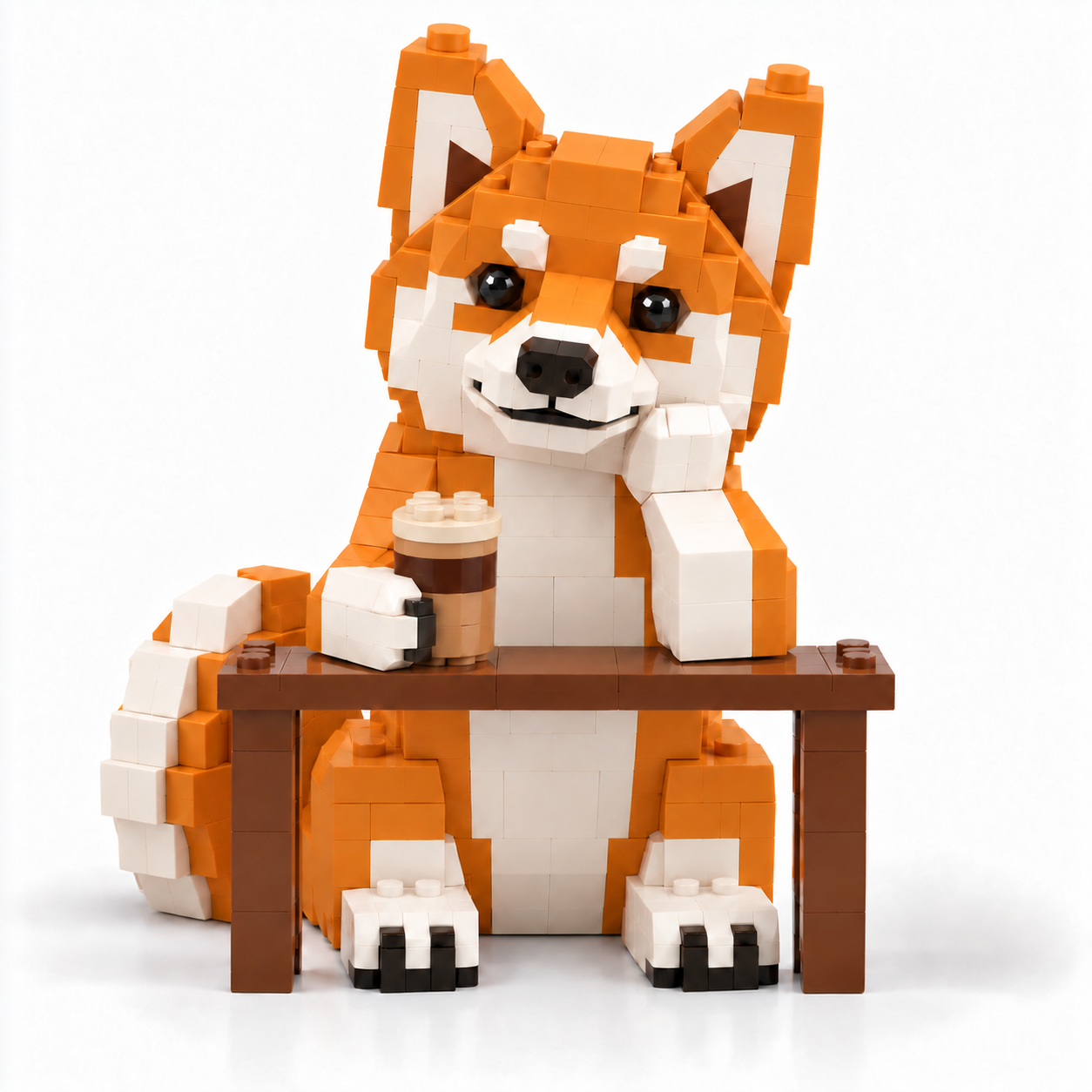 Chill Shiba Building Set ☕🐕