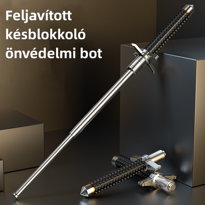 Feljavított késblokkoló önvédelmi bot
