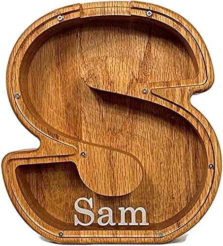 đ„Letter Piggy Bank-Wood Gift For Kids
