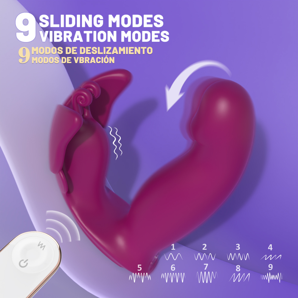 Wireless APP Butterfly Rabbit Vibrator