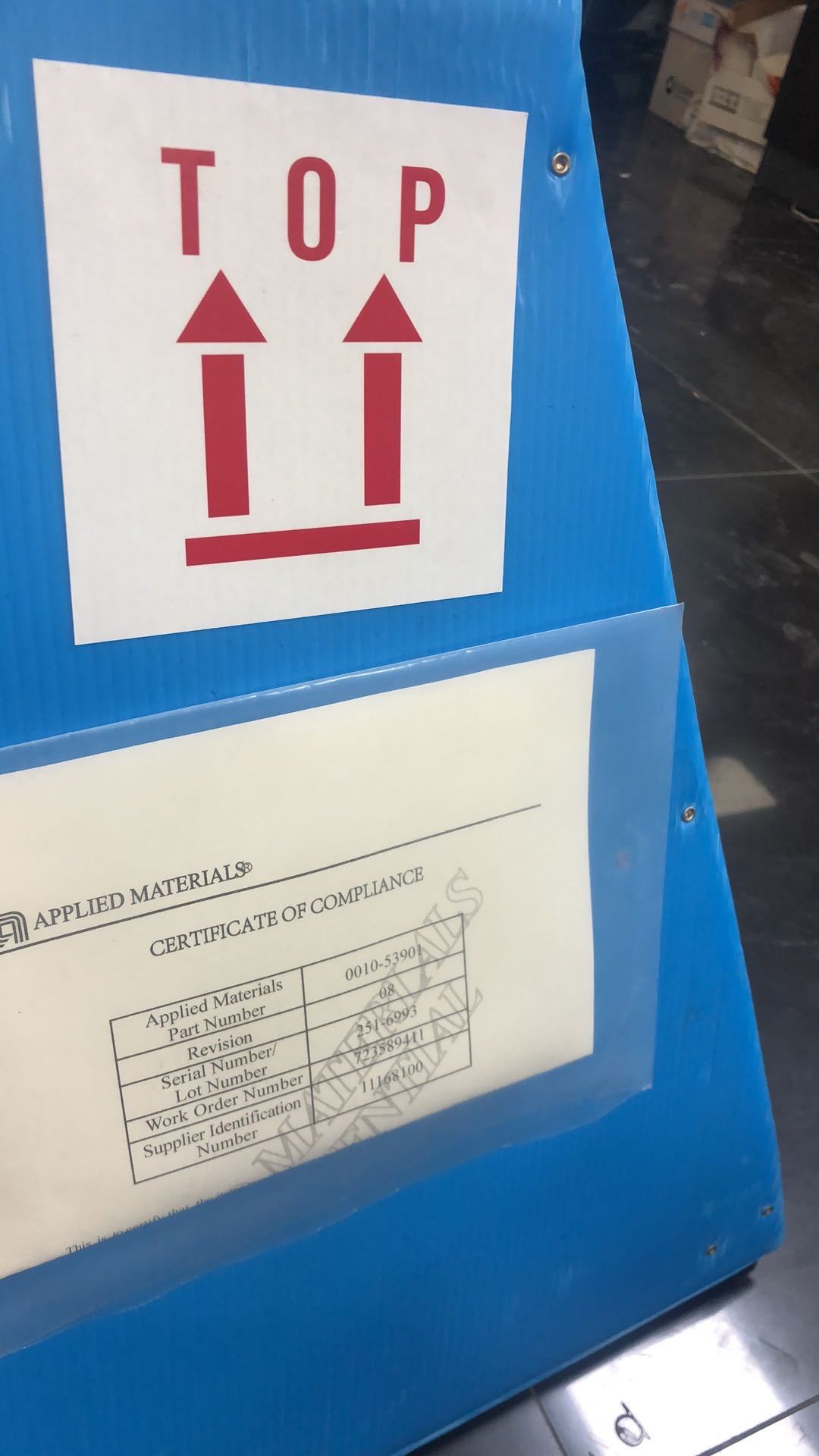 AMAT / APPLIED MATERIALS 0010-53901 0040-07033 used