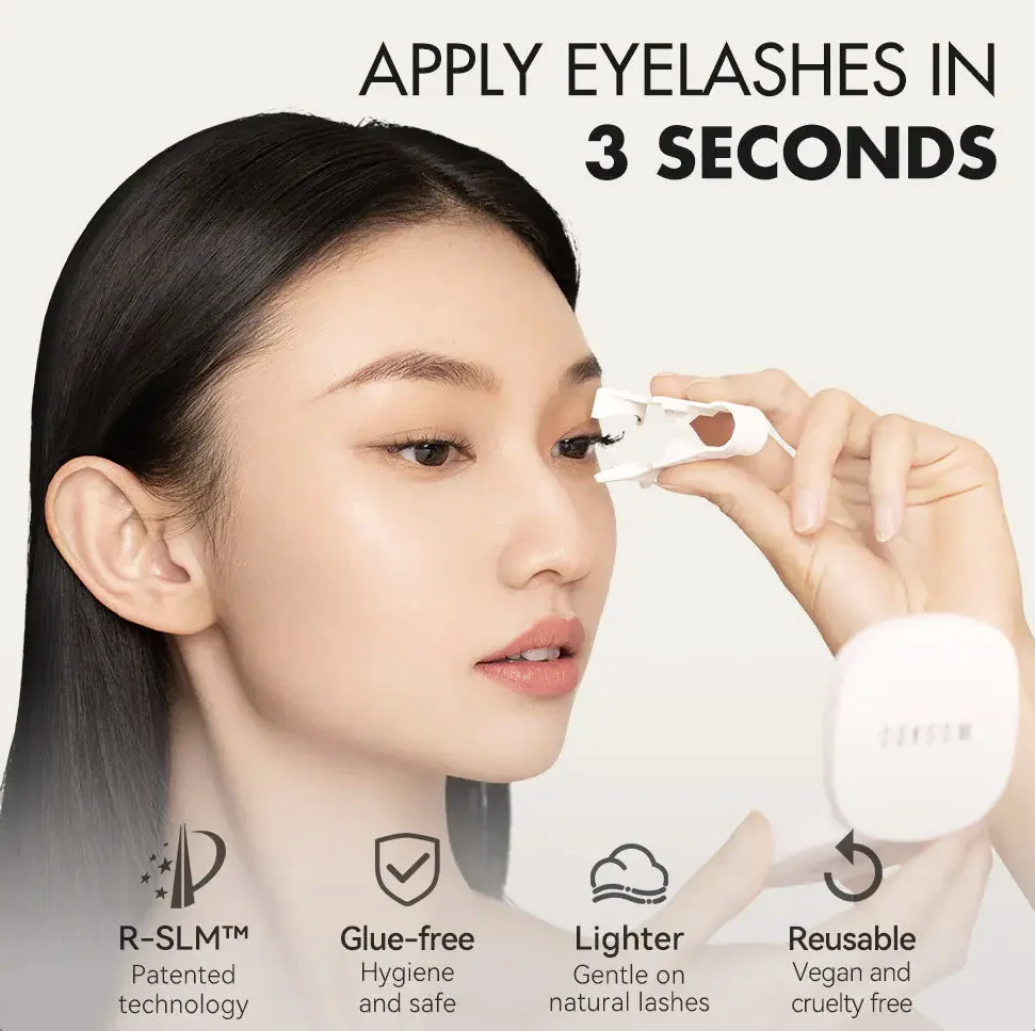 Magnetic Eyelashes without Eyeliner