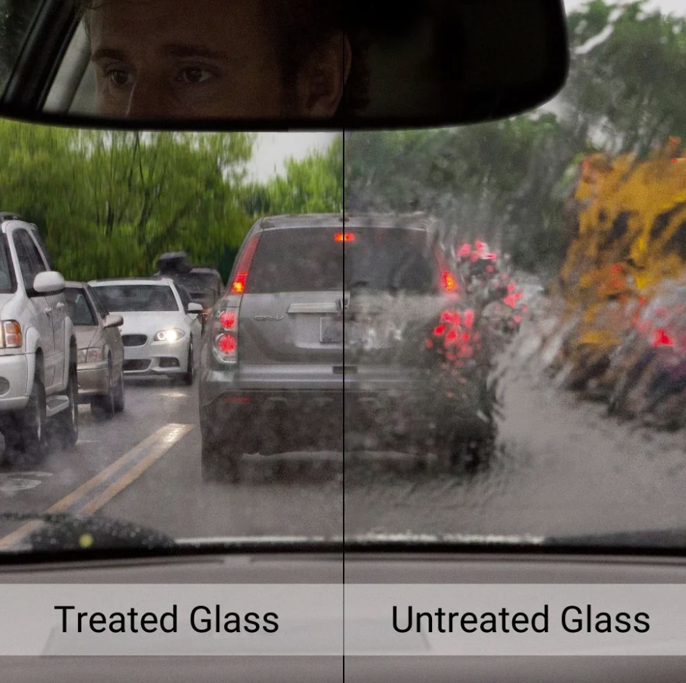 Car Windshield Hydrophobic Coating