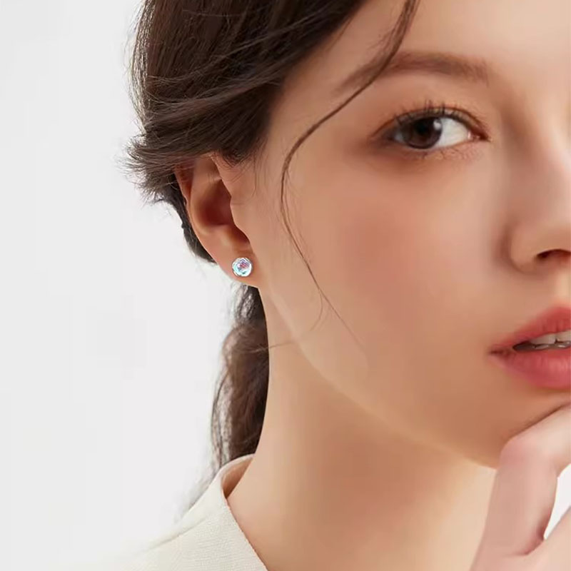 S925 Silver Moonstone Earrings