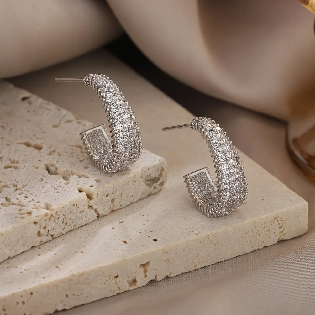 Mother's Day Sale🧡ITALIAN STYLE ZIRCON EARRINGS