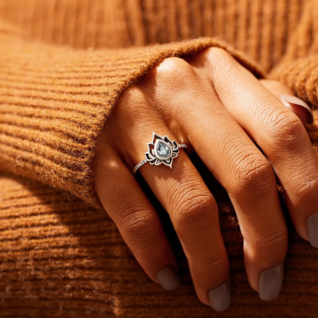 FOR DAUGHTER NO MUD NO LOTUS RING