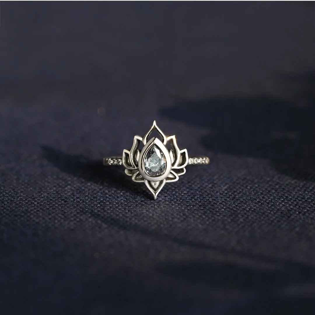 FOR DAUGHTER NO MUD NO LOTUS RING