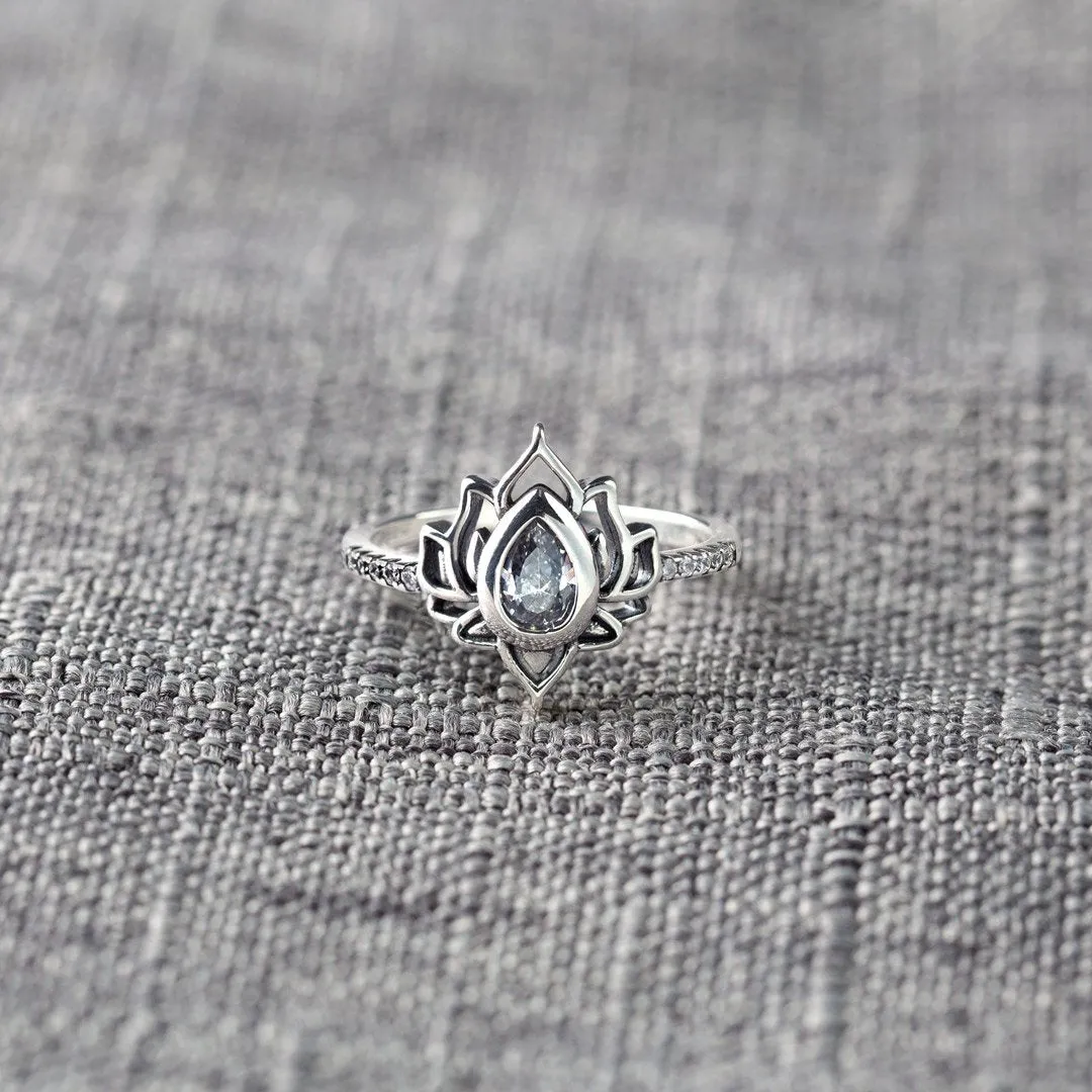 FOR DAUGHTER NO MUD NO LOTUS RING