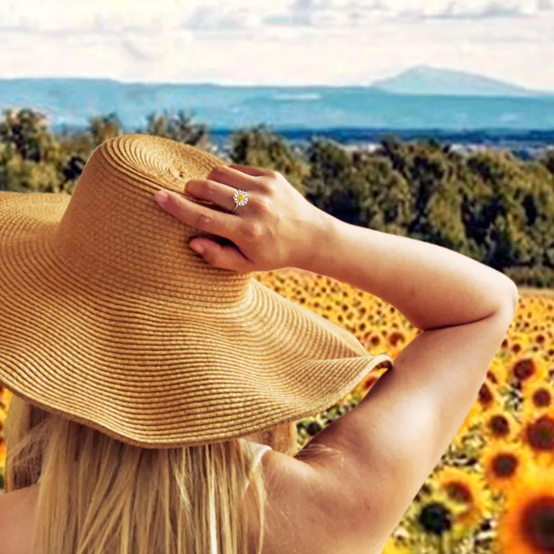 I WOULD CHANGE THE WORLD FOR YOU SUNFLOWER RING