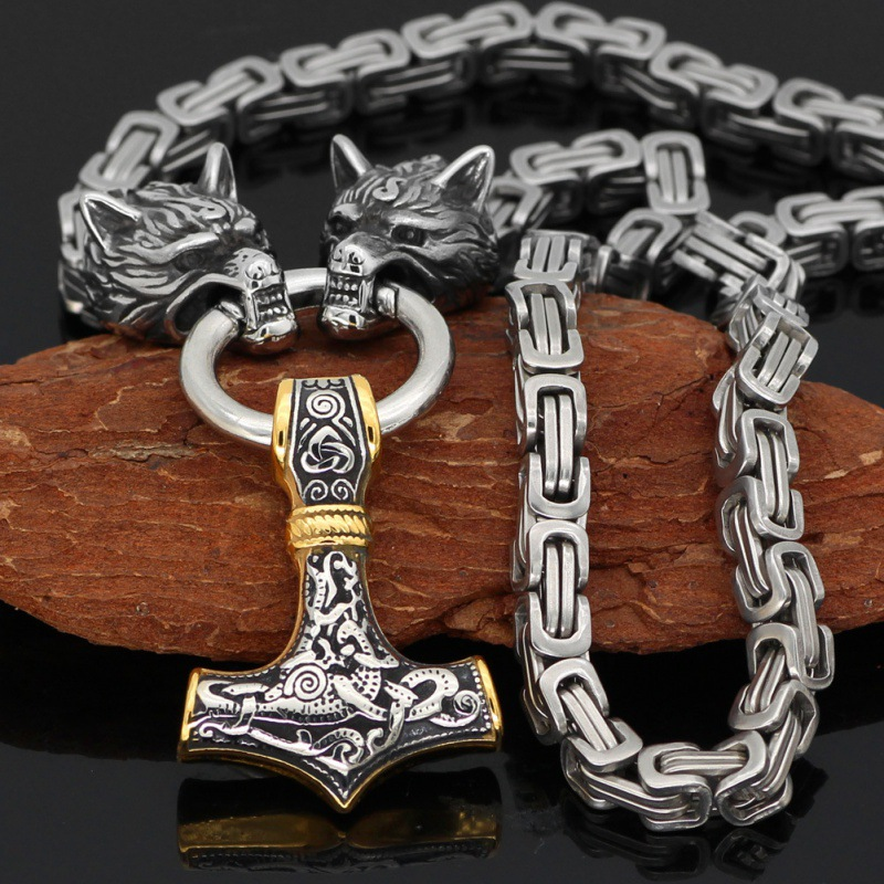 Thor's Hammer Protectors Necklace