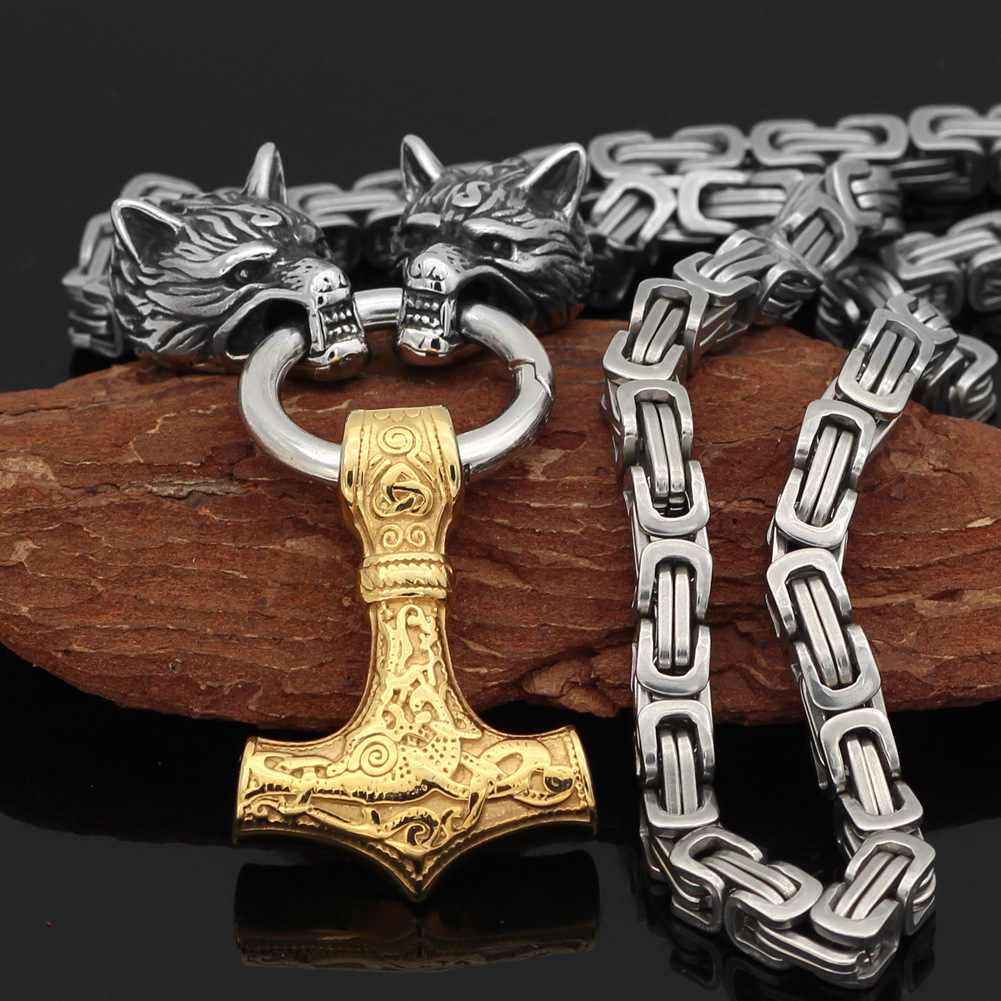 Thor's Hammer Protectors Necklace