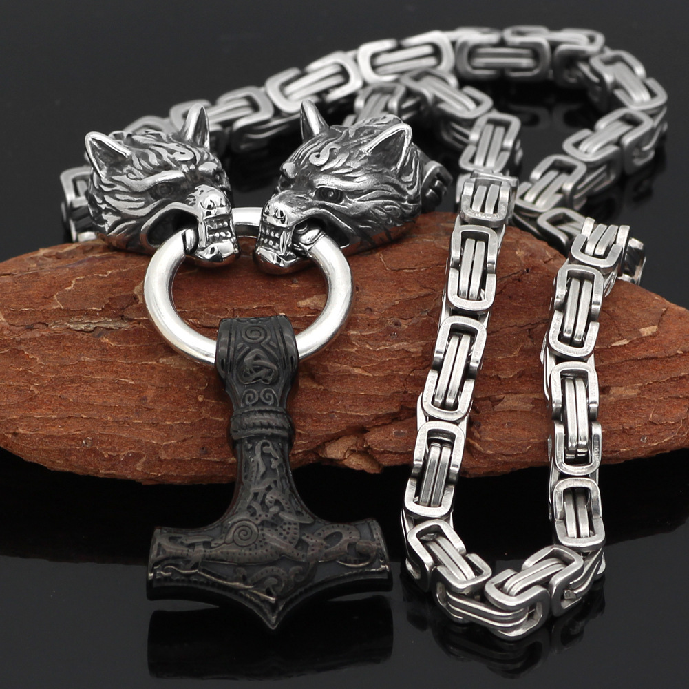 Thor's Hammer Protectors Necklace