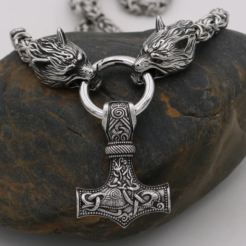 Thor's Hammer Protectors Necklace