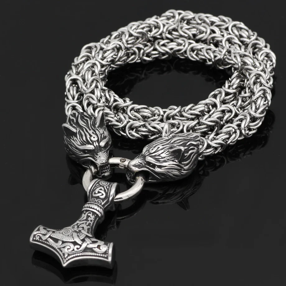 Thor's Hammer Protectors Necklace