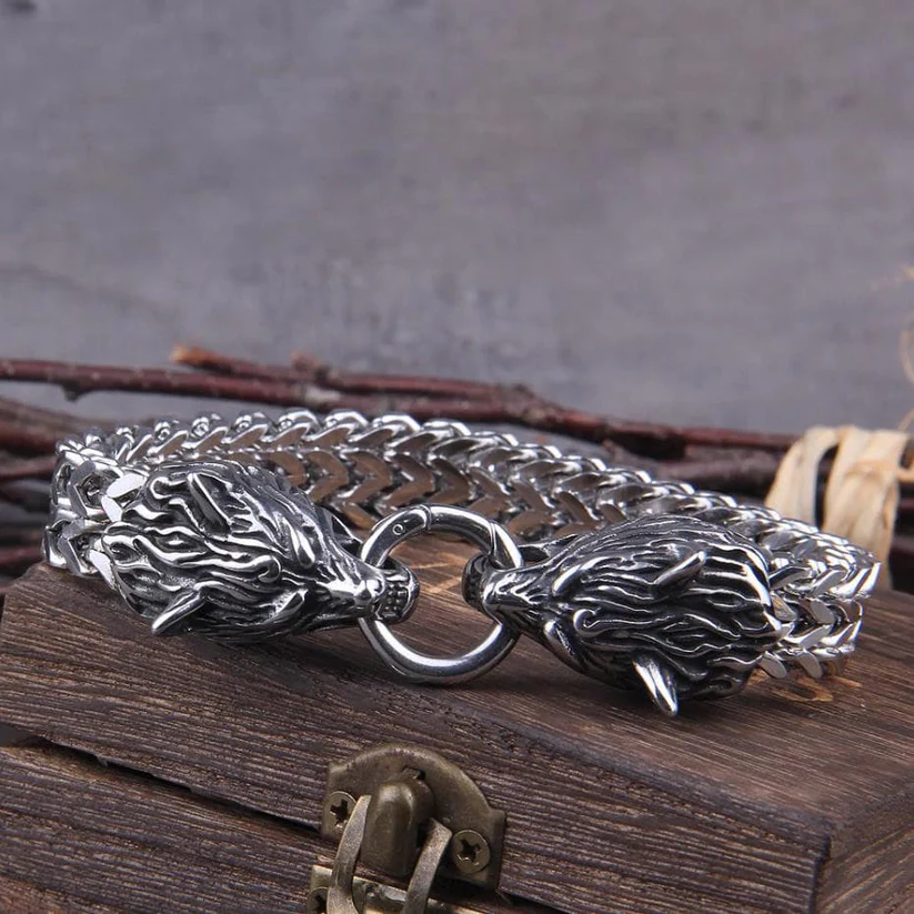 Viking Wolf Bracelet