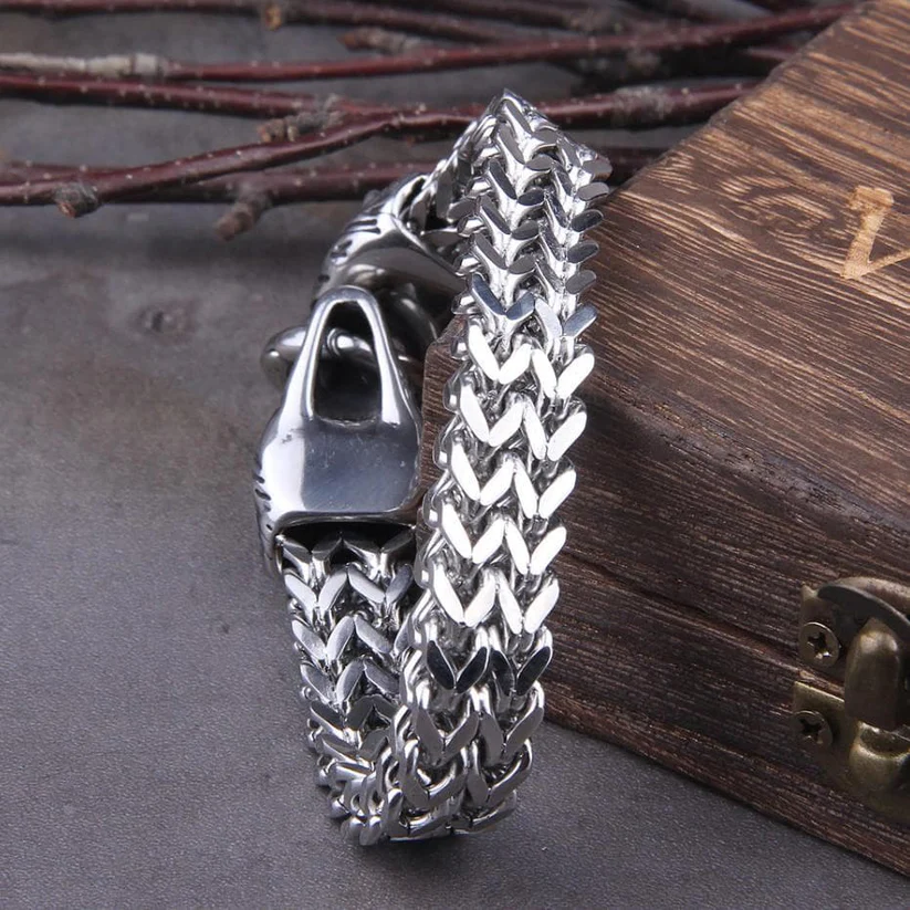 Viking Wolf Bracelet