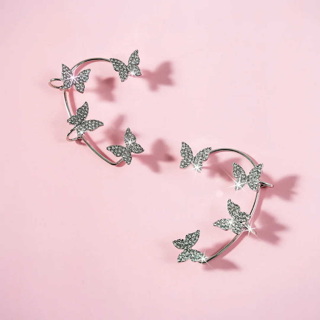 BUY 1 GET 1 FREE🦋Butterfly Ear Cuffs