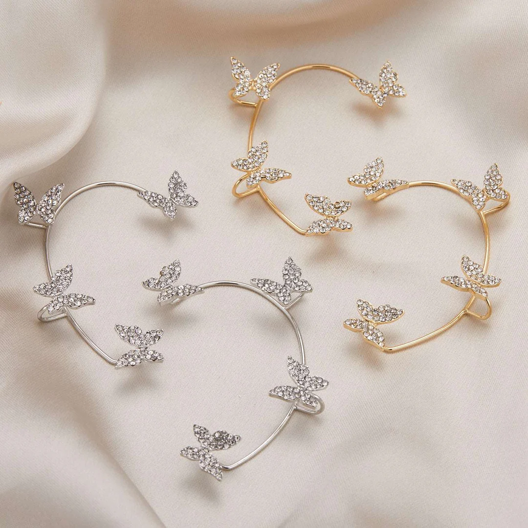BUY 1 GET 1 FREE🦋Butterfly Ear Cuffs